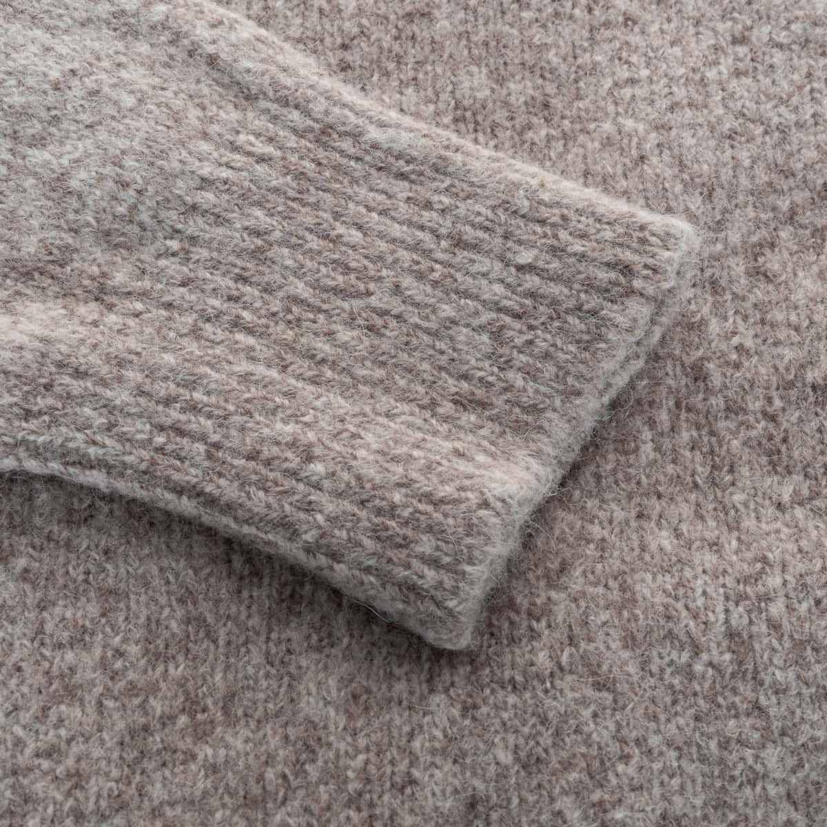 Tweed Rundhalspullover