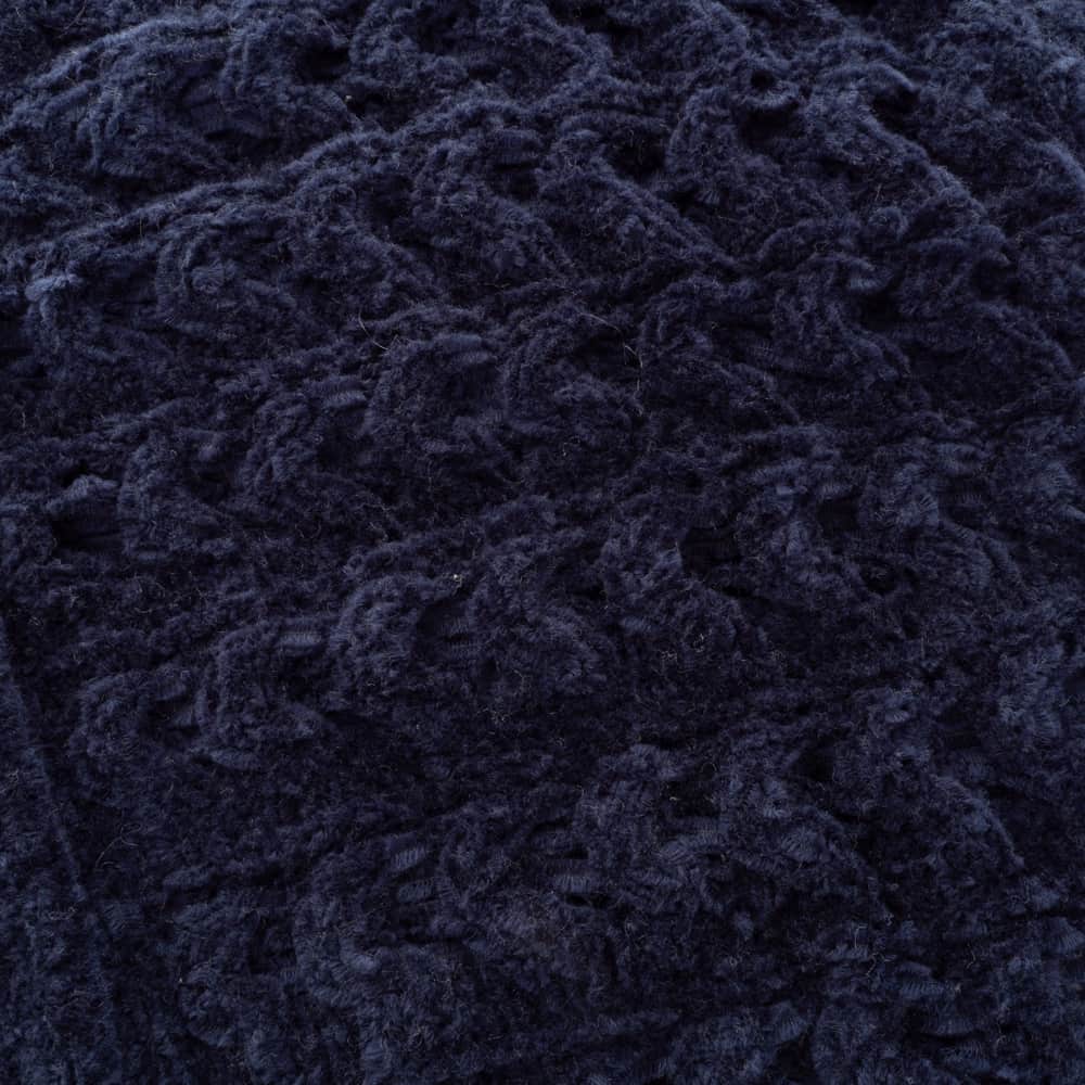 Ajour-Strickjacke Marine
