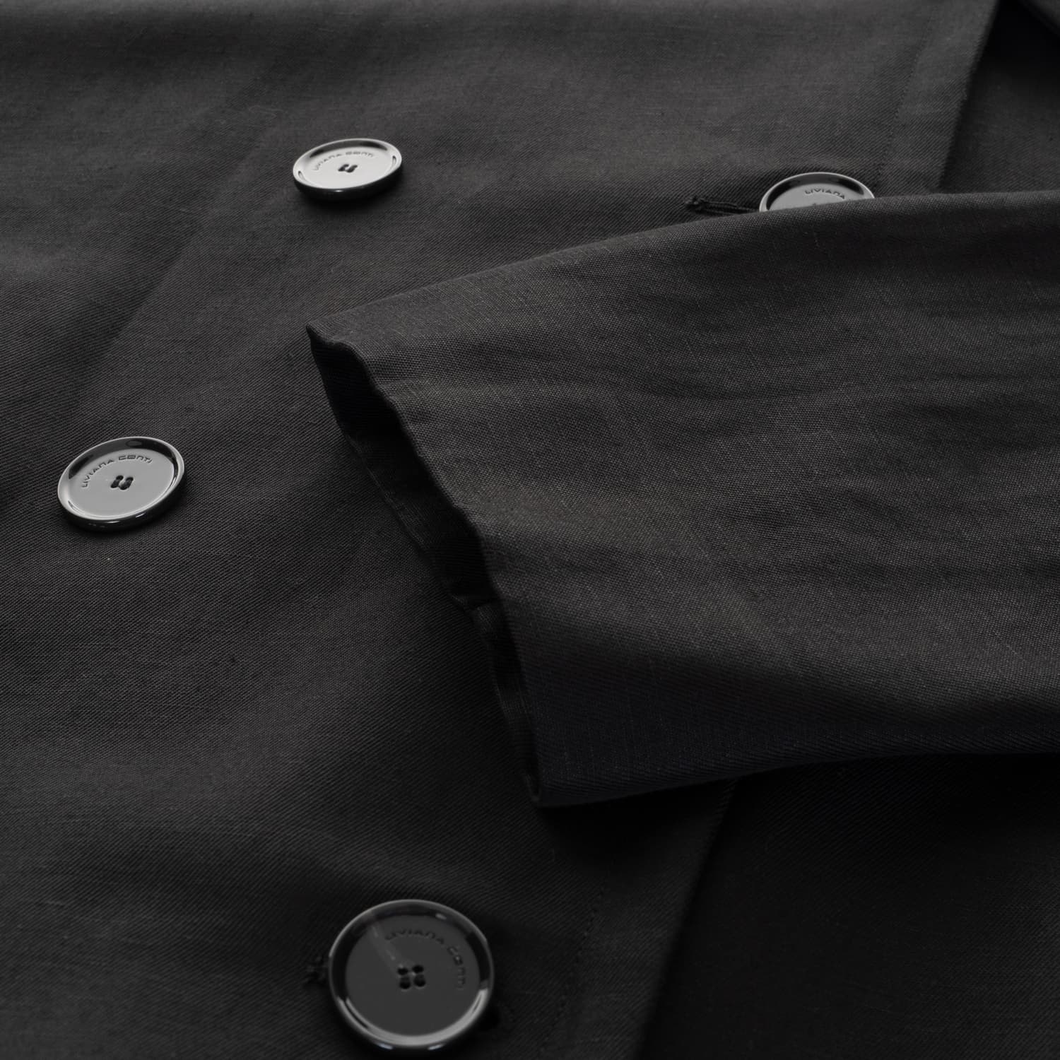Jacke Boxy-Cut Schwarz
