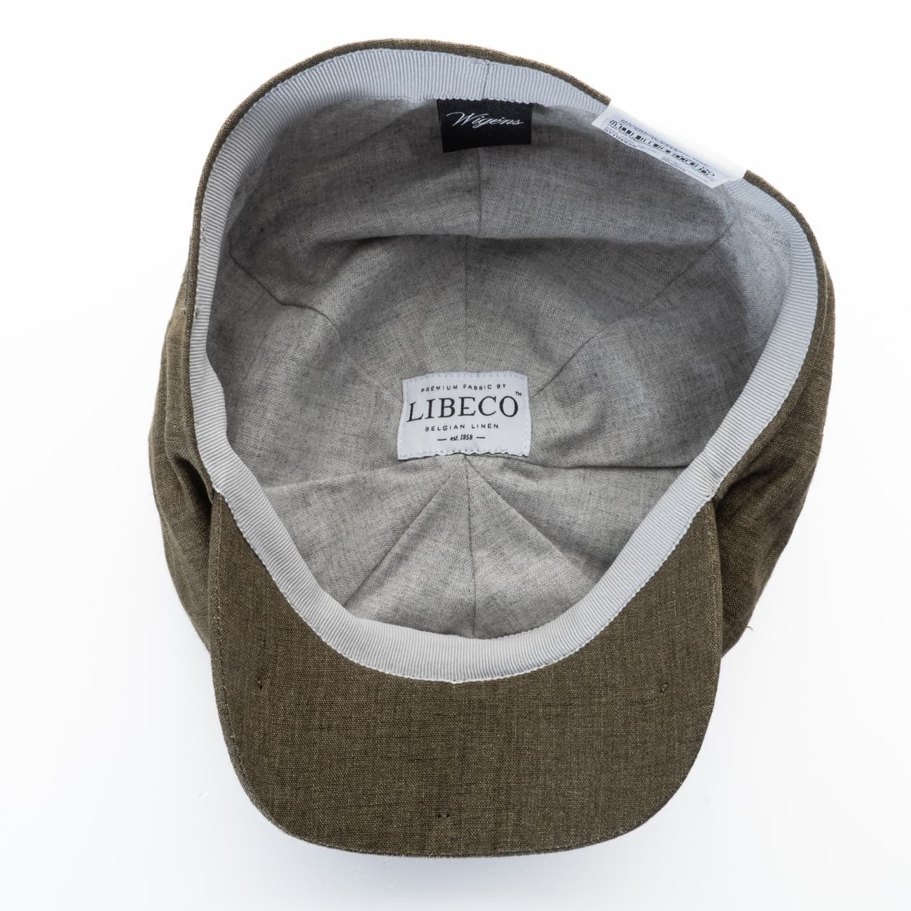 Newsboy Classic Cap Leinen Olive