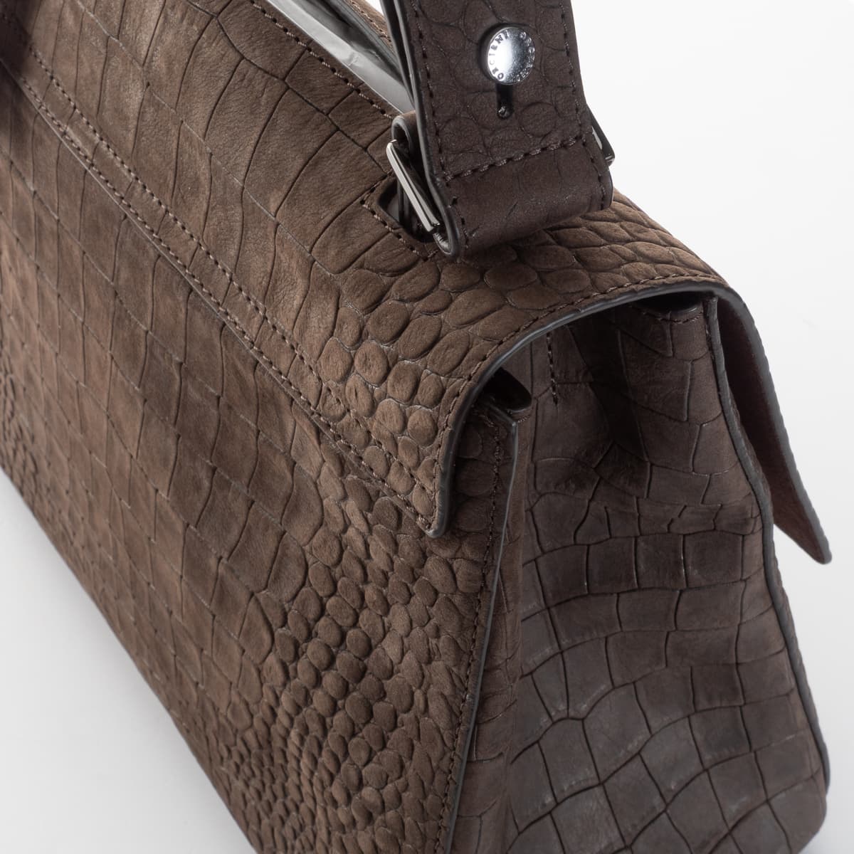 Sveva Cocco Nabuk Handtasche Chocolate