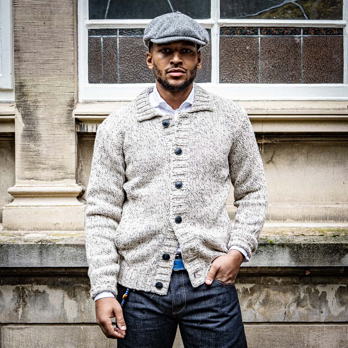 Sakura Knit Cardigan Stone