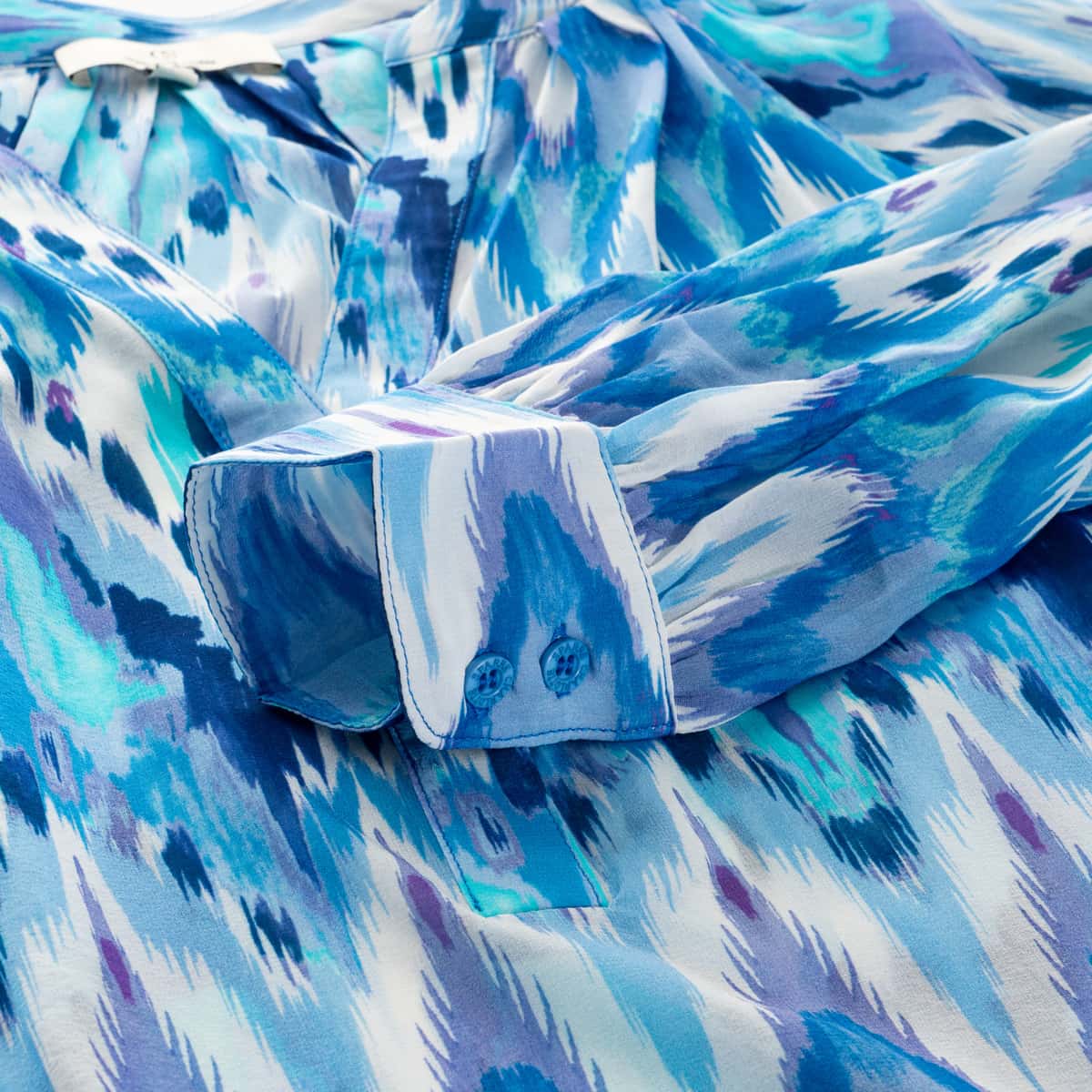 Seidenbluse Dream Blau