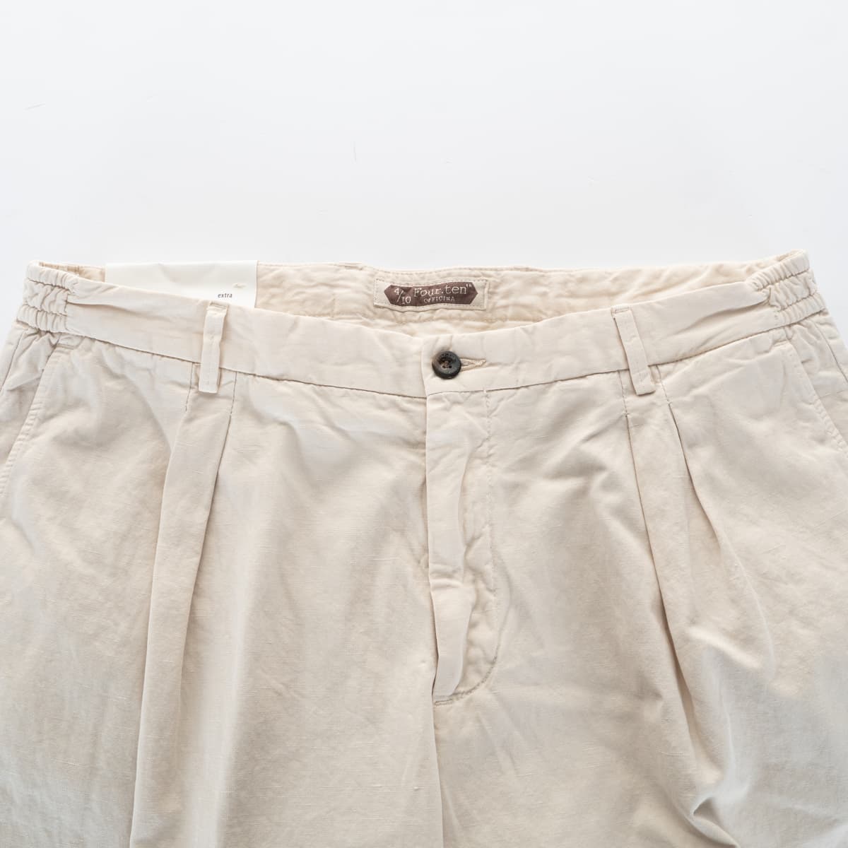 Chino Milano BW-Leinen-Mix