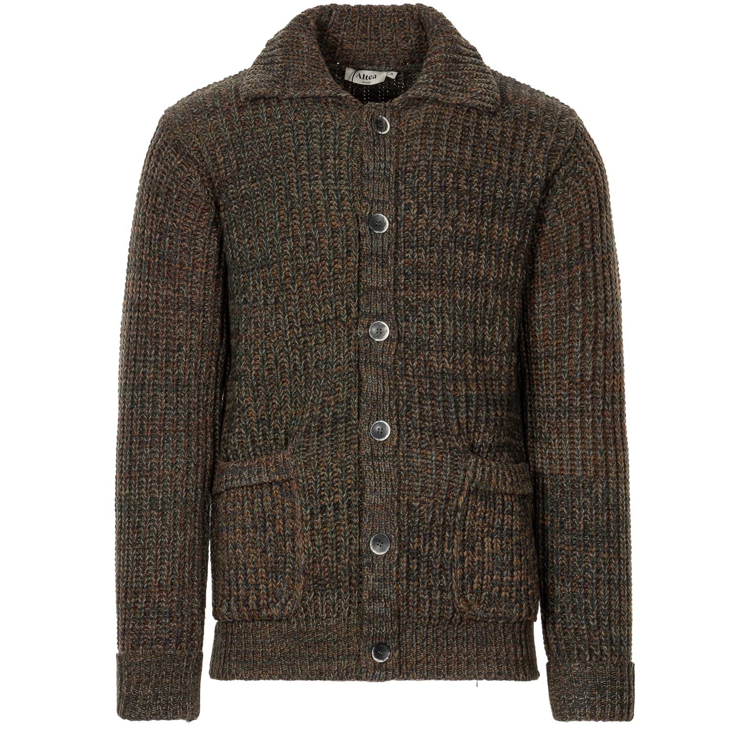 Grobstrickjacke aus Schurwolle