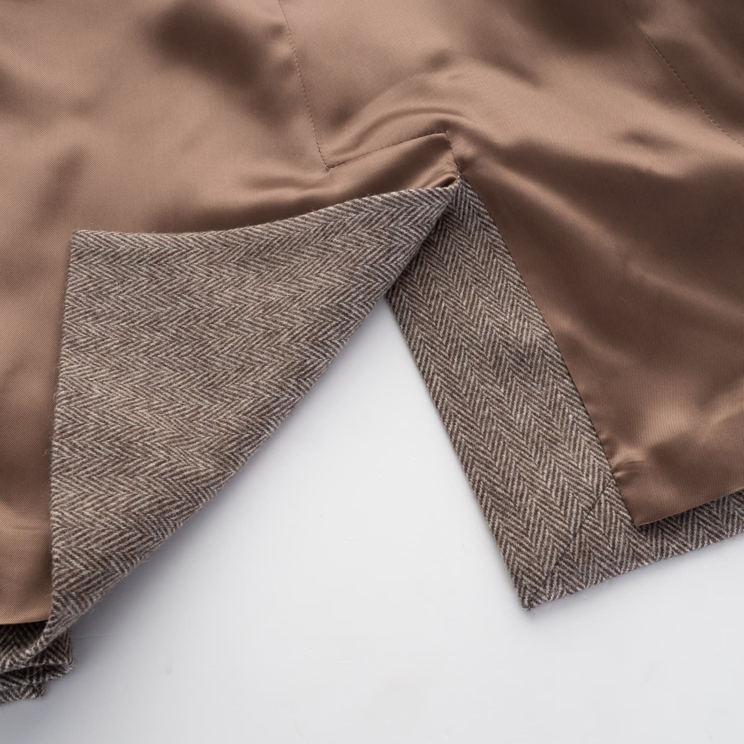 Blazer mit Fischgrätmuster