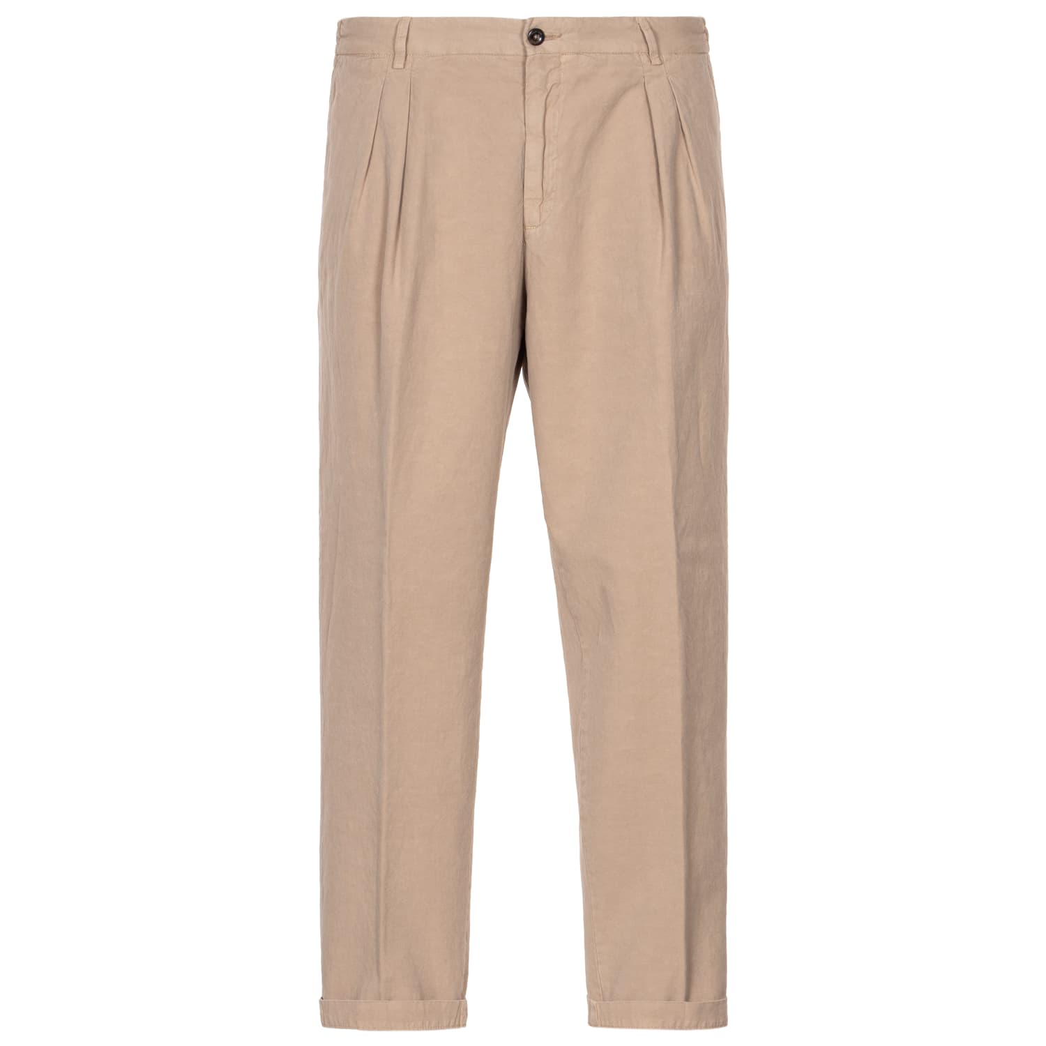 Chino Milano BW-Leinen-Mix