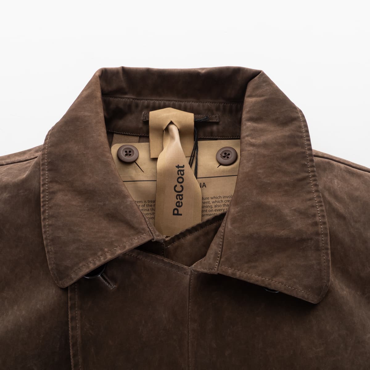 Pea Coat Terra Di Siena
