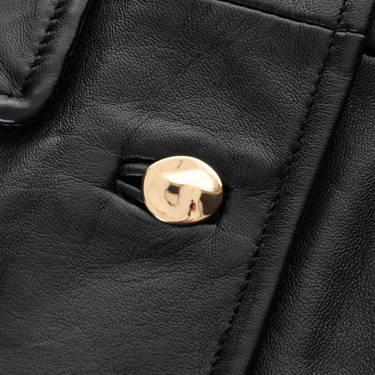 Lederkleid Schwarz