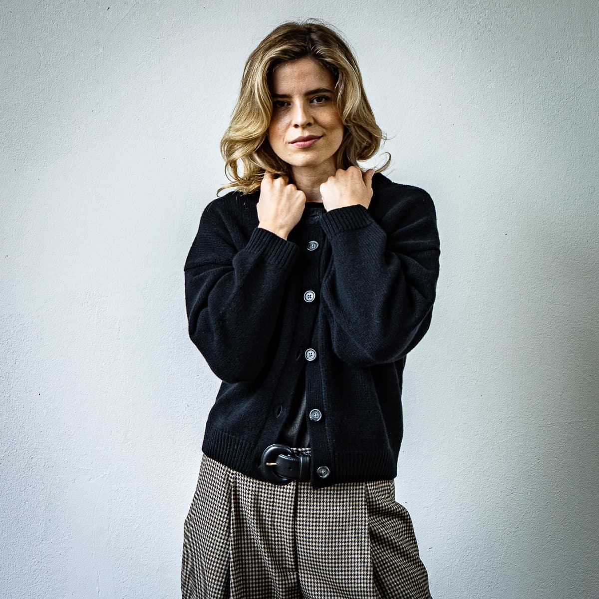 Hose Janis Hahnentritt Relaxed Fit