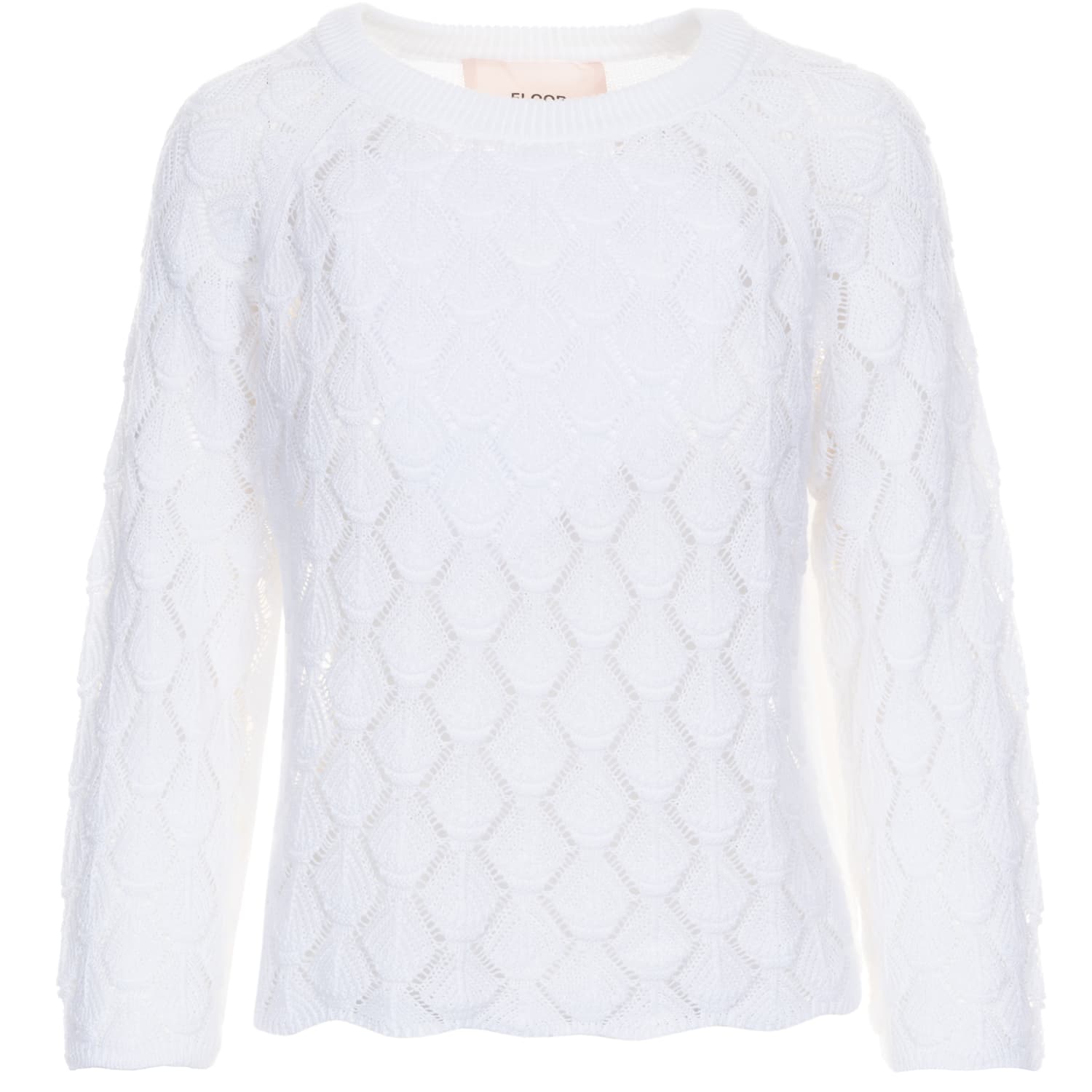 Pullover mit Häkelmuster