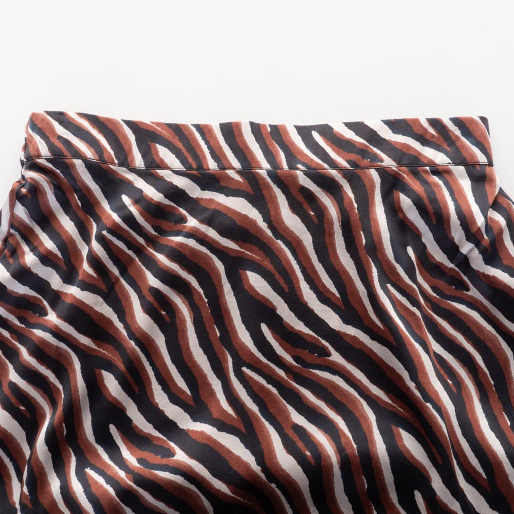 Maxirock mit Animal-Print
