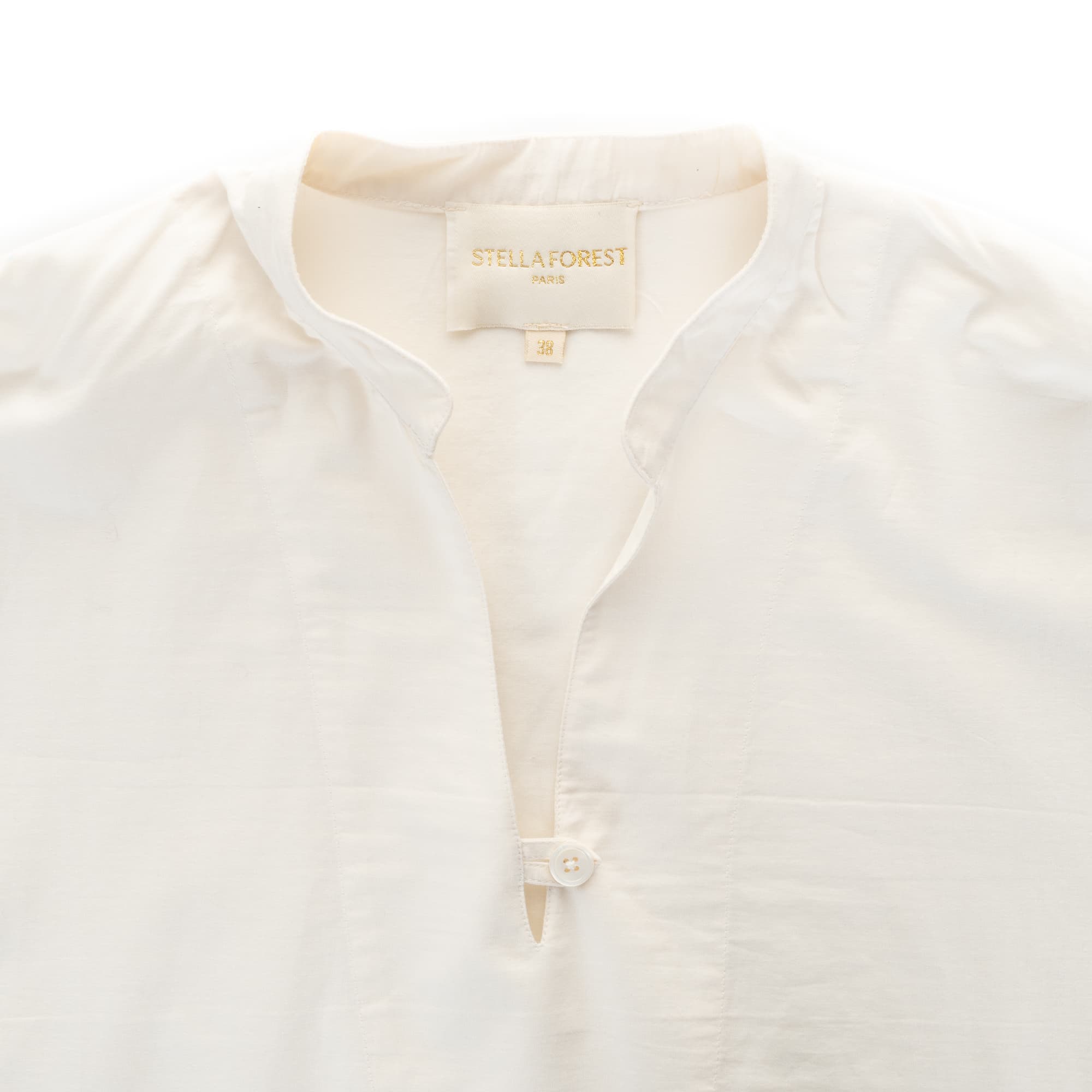 Baumwollbluse Ecru