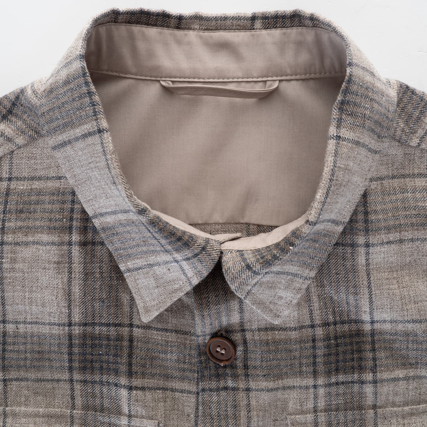 Overshirt Brian Leinen Beige