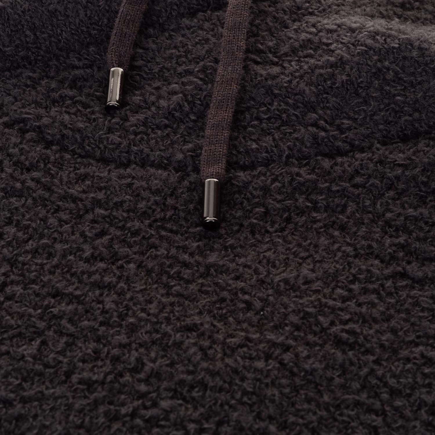 Bouclé Half Hoodie
