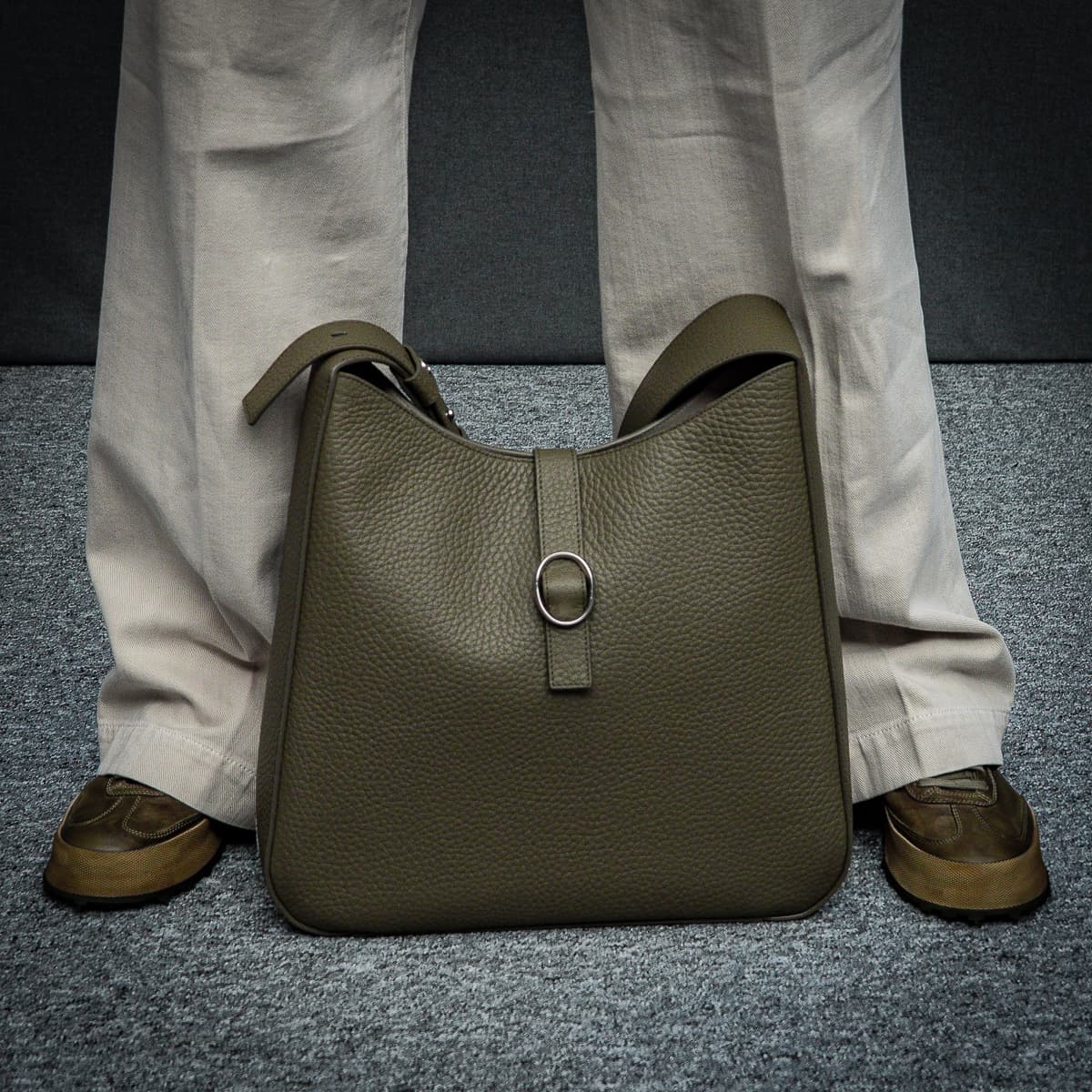 Tasche Nappaleder Oliv