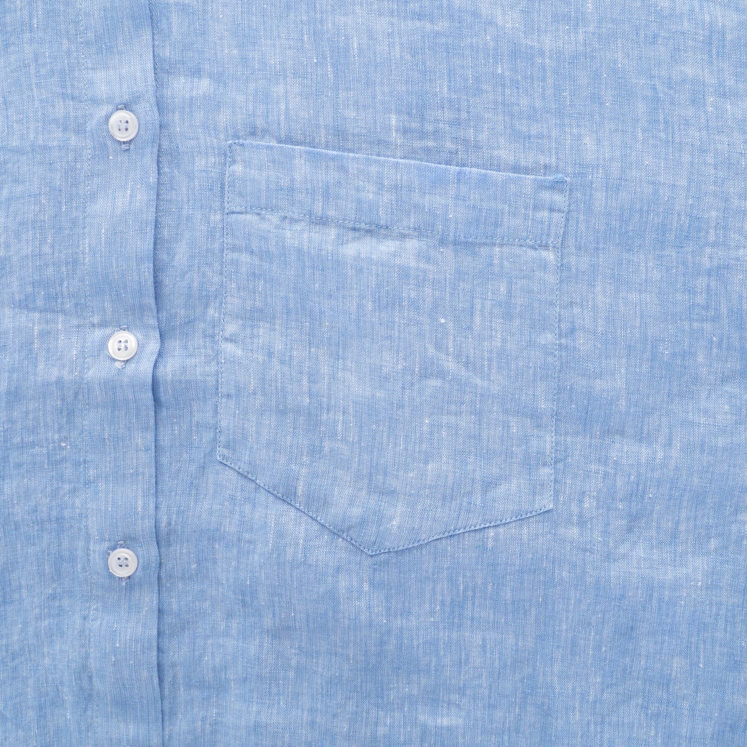 Leinenbluse Hellblau Relaxed Fit