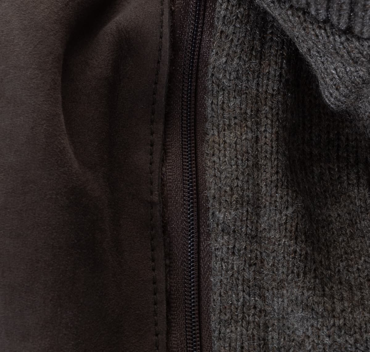 Lederjacke Sole Leaf Taupe