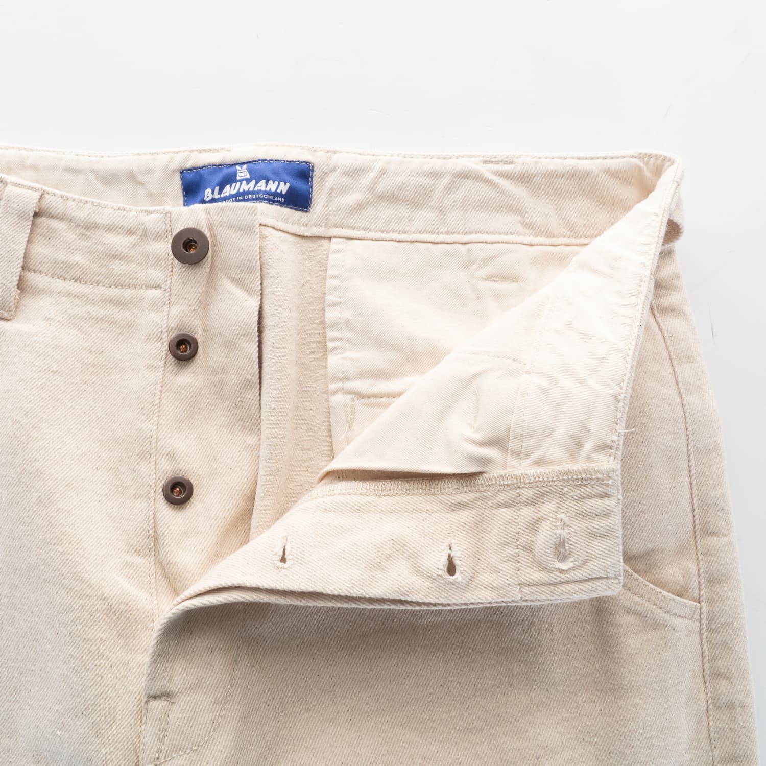 Guntai Armeehose Ecru Denim