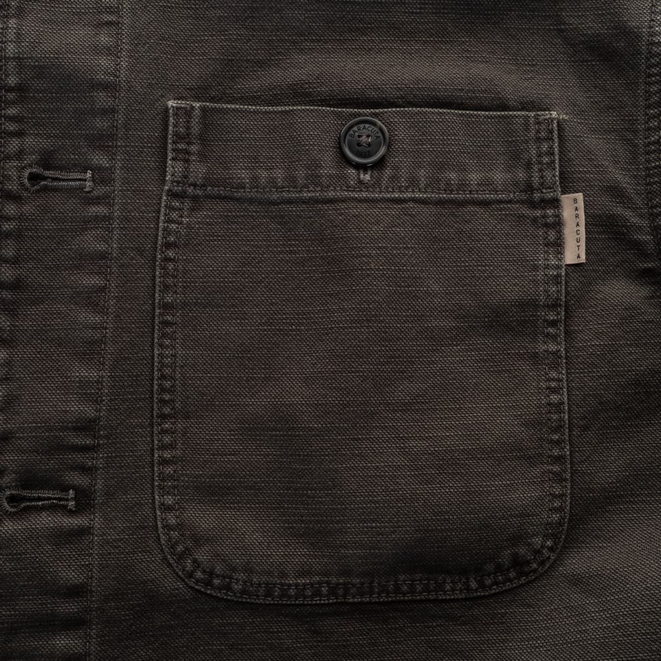 Canvas Overshirt Faded Black