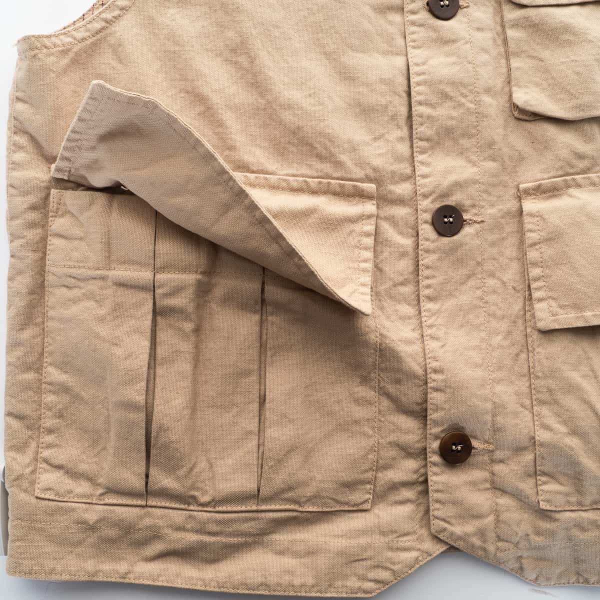 Canvas Safari Weste Kelvin