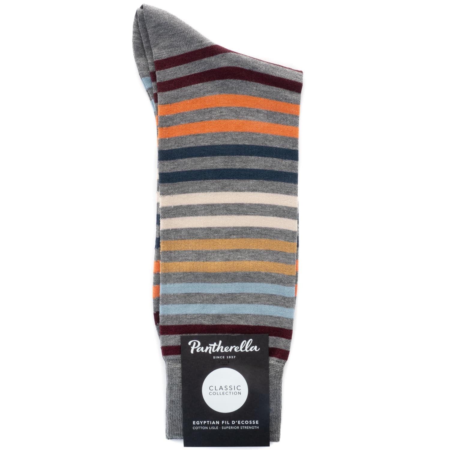 Socken Kilburn Hellgrau Gestreift Socken Kilburn Hellgrau Gestreift