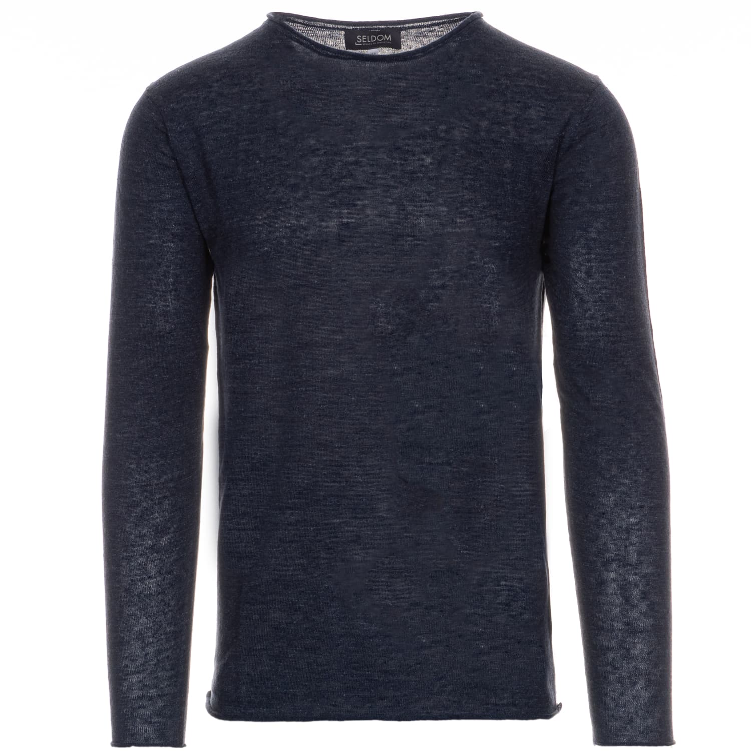 Leichter Strickpullover aus Leinen/Baumwolle