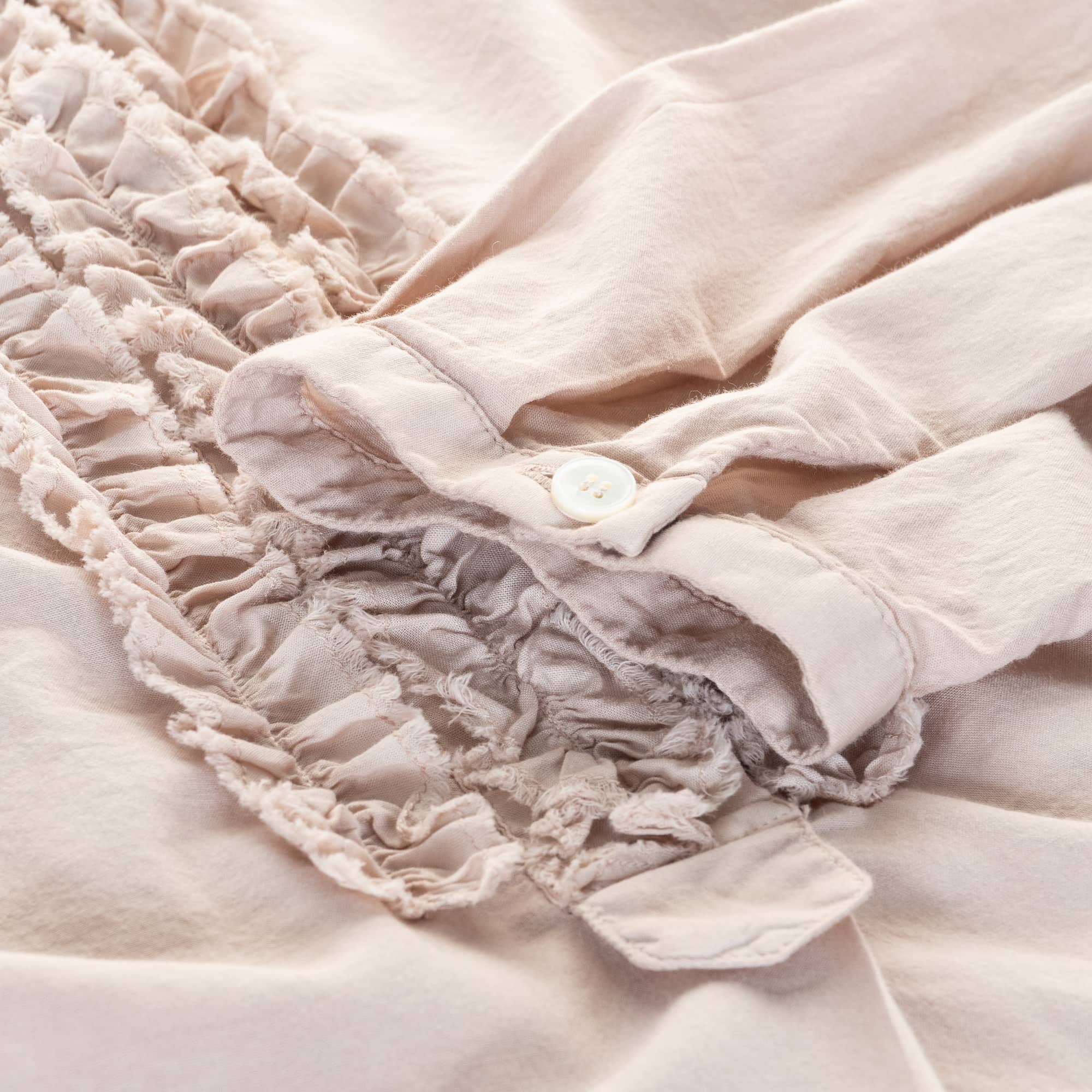 Baumwollbluse Camilla Beige