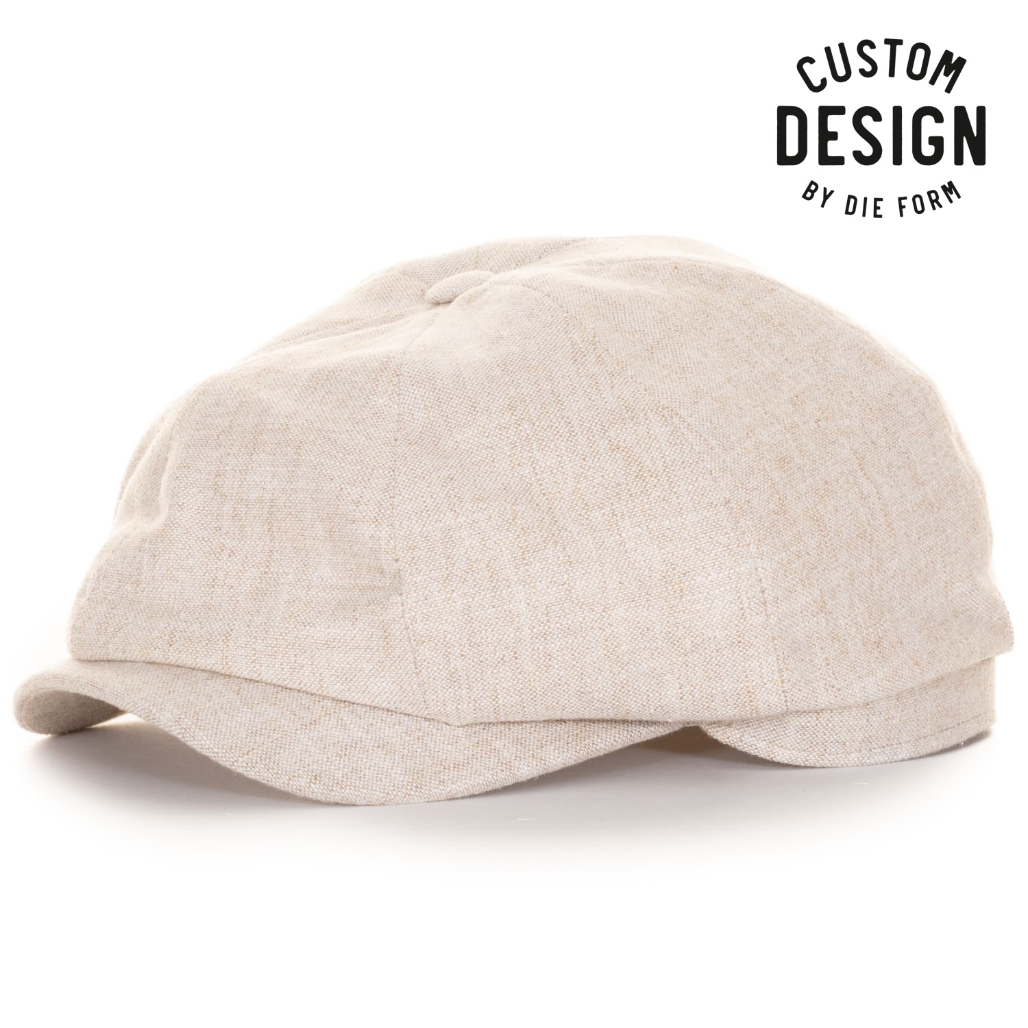 Newsboy Classic Cap Leinen Natur
