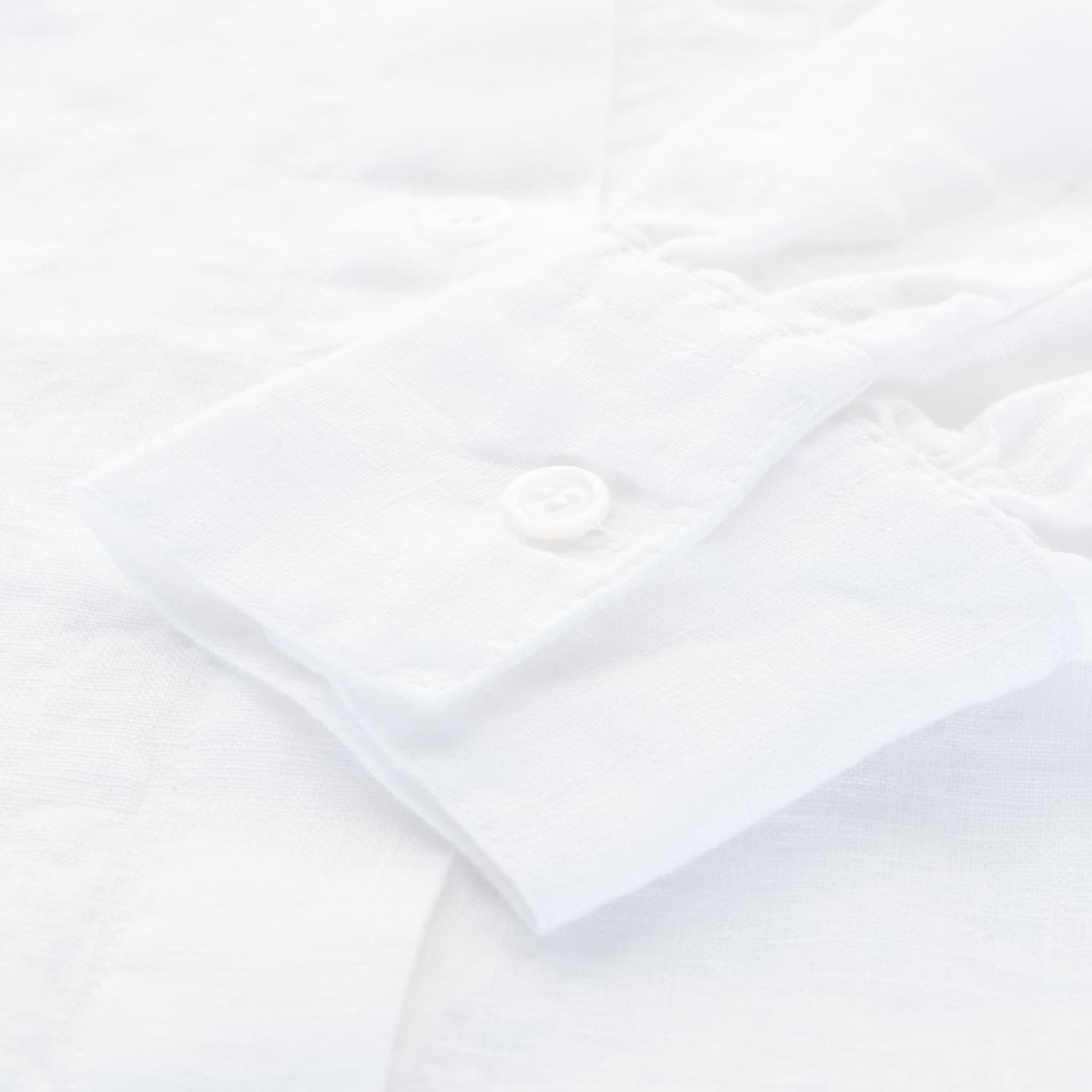 Leinenbluse Weiß Relaxed Fit