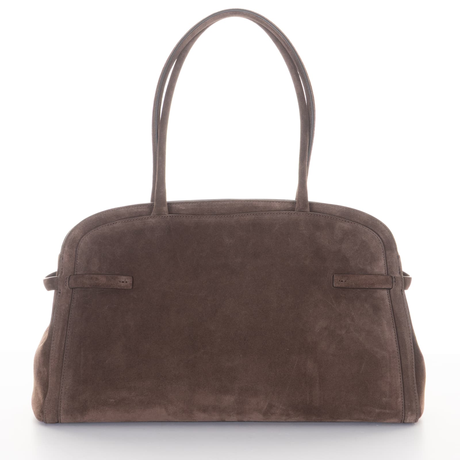 Handtasche aus Veloursleder Braun