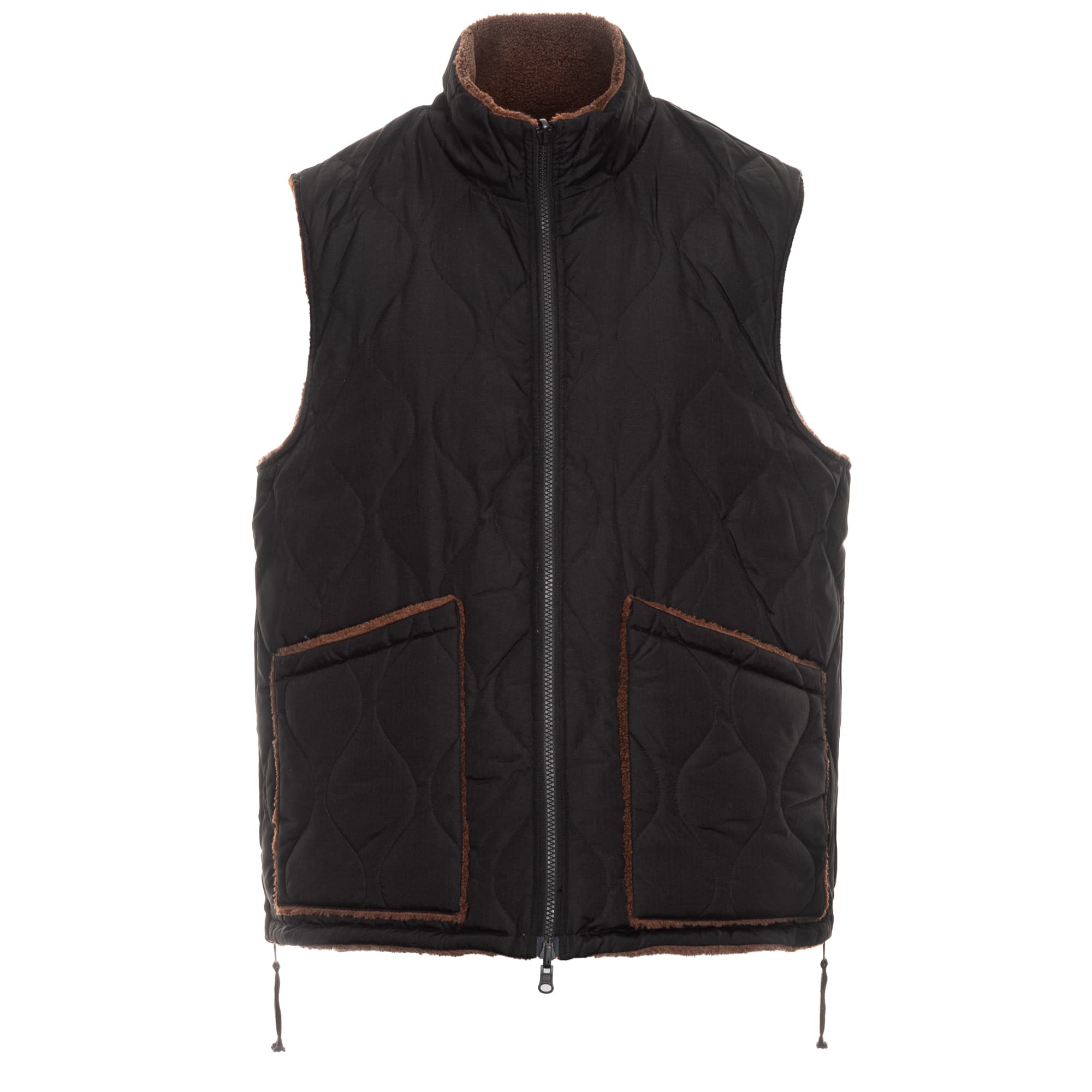 Military Reversible Hi-Neck Daunen Weste