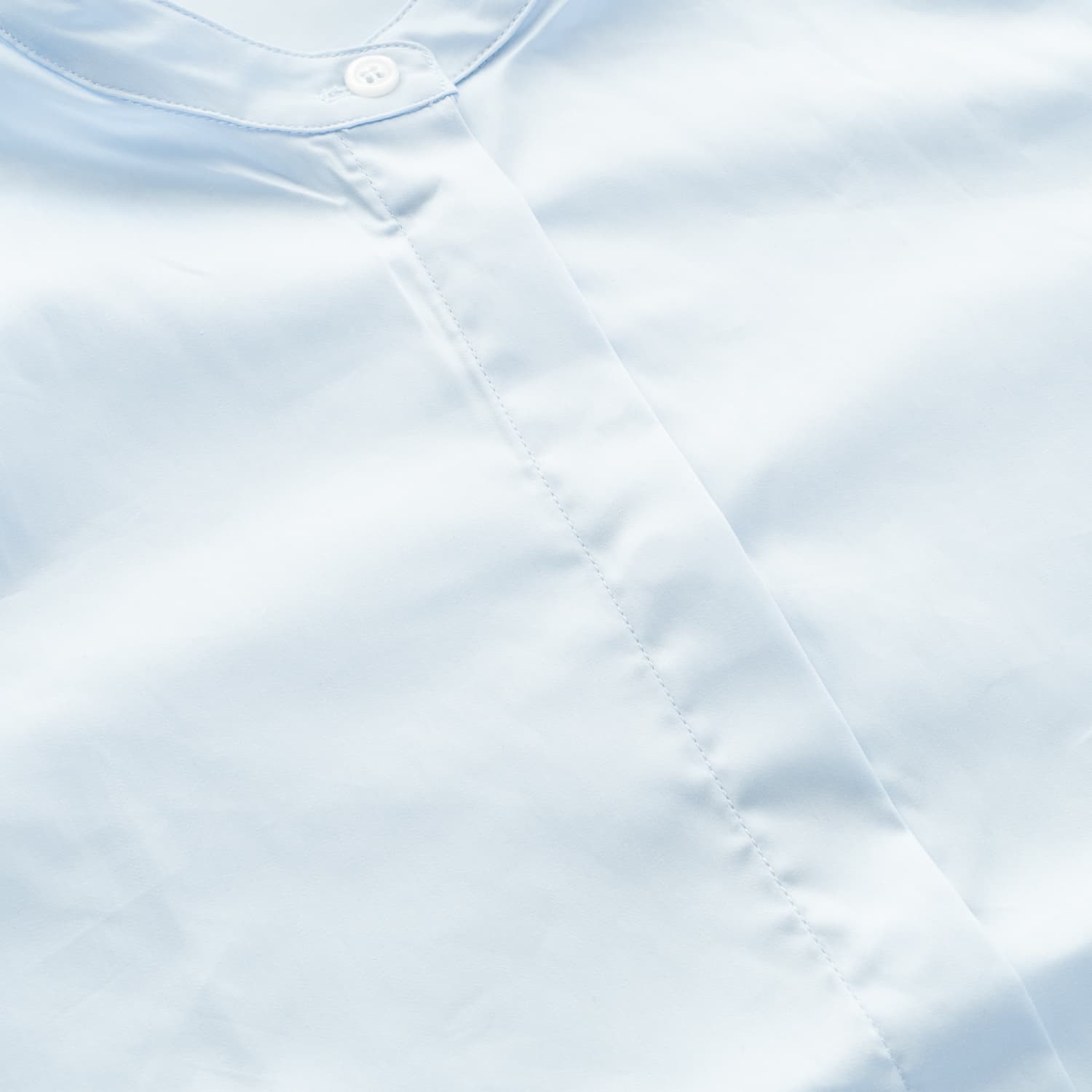 Bluse Stehkragen Hellblau