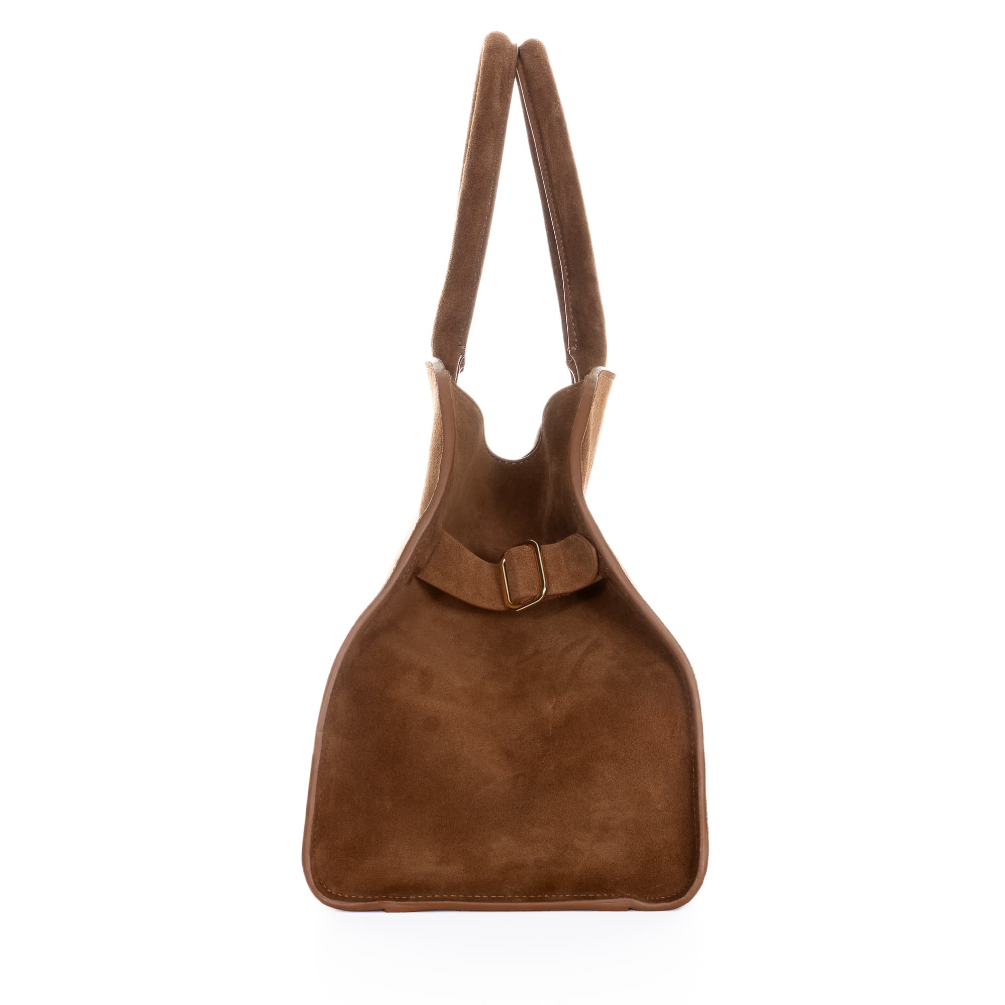 Handtasche Braun Nubuk
