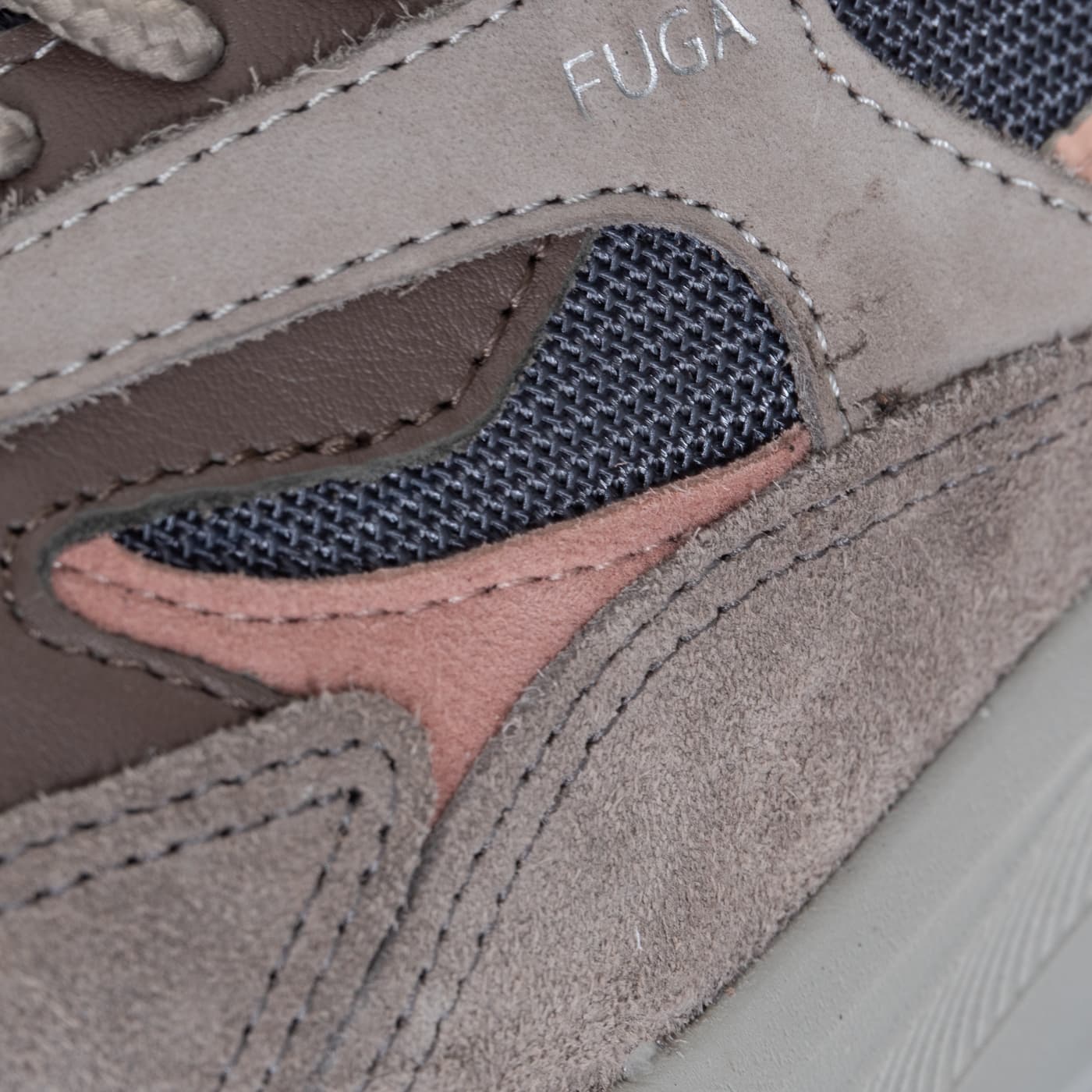 Fuga Dragon Sneaker aus Leder und Mesh