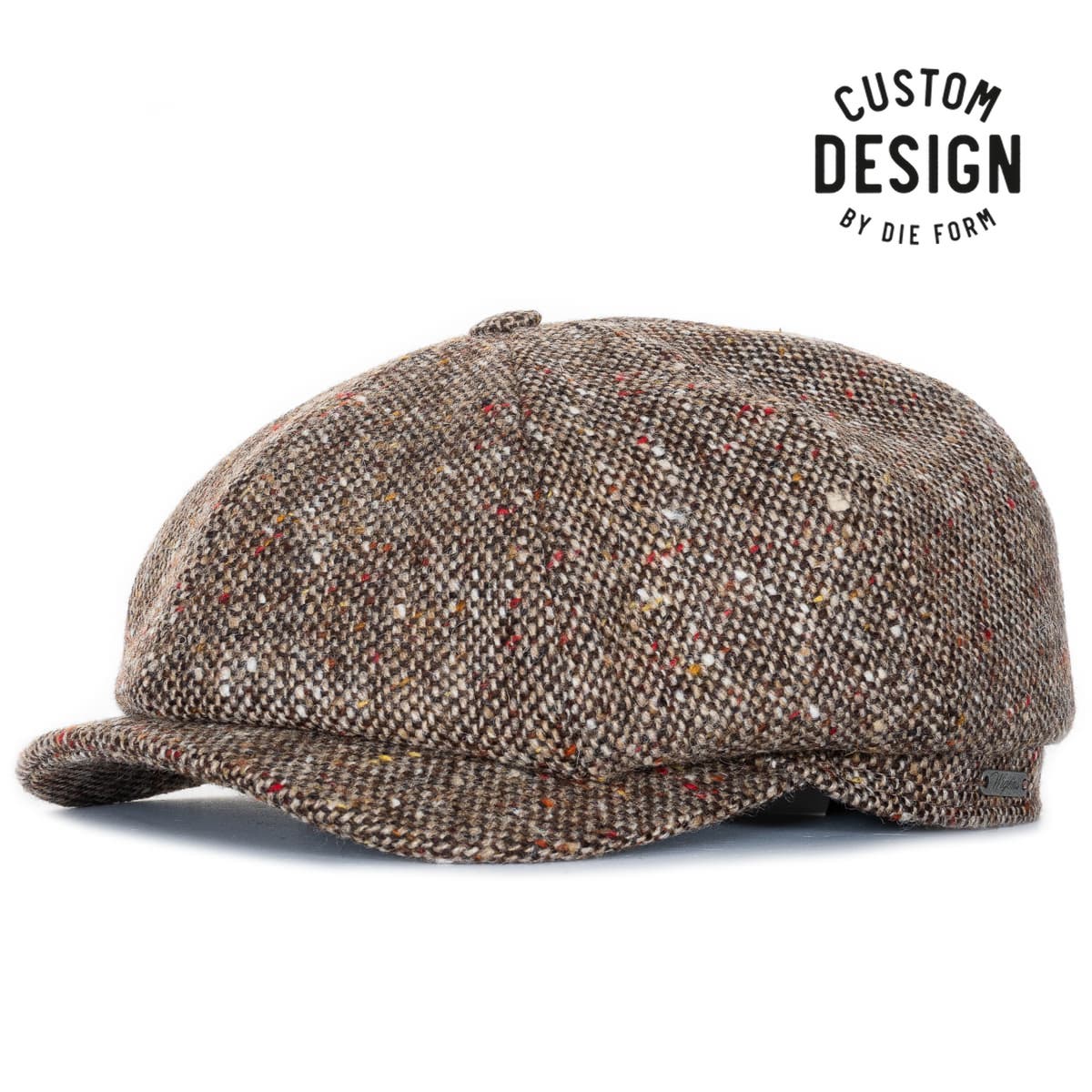 Newsboy Classic Cap Donegal Tweed Ohrenklappen