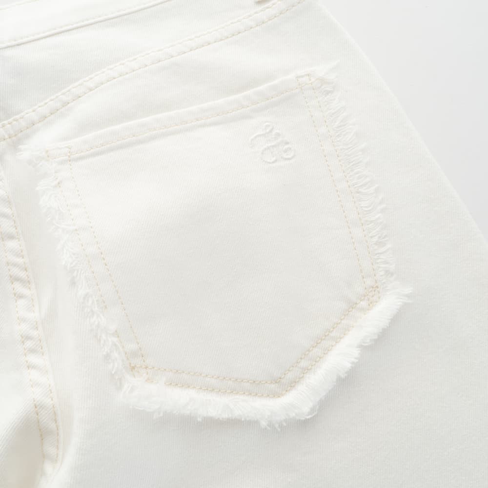 Wide Leg Jeans Offwhite