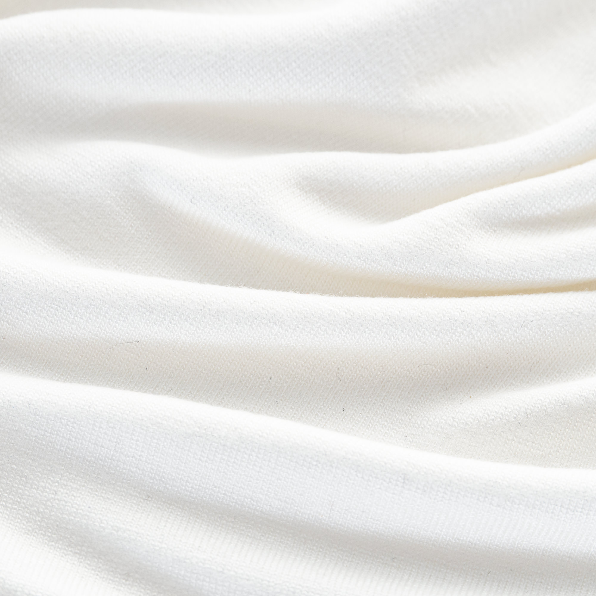 Langarm-Shirt mit weitem Arm Weiß