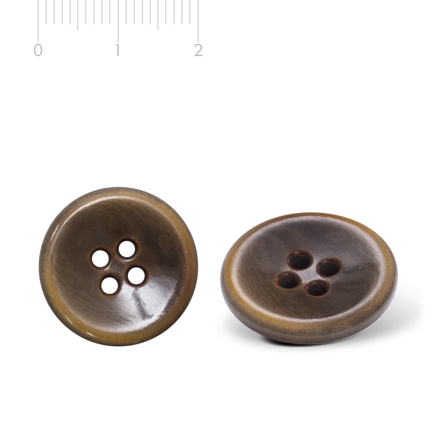 Corozoknopf Mittelbraun C38
