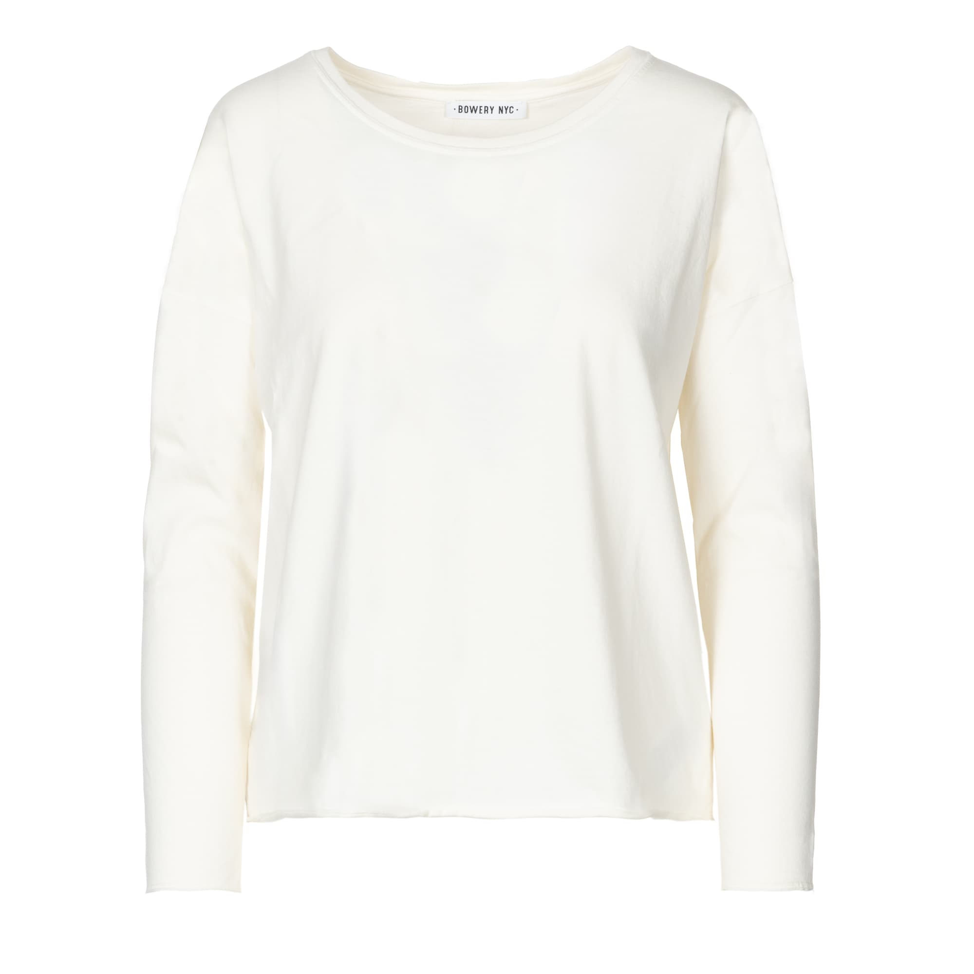 Longsleeve Baumwolle Boxy Cut