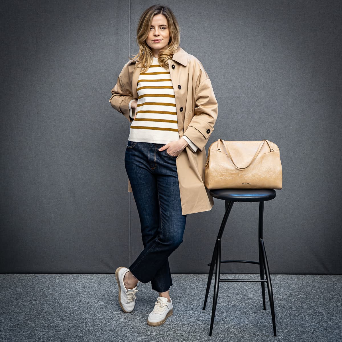 Kick Flare Jeans Pea