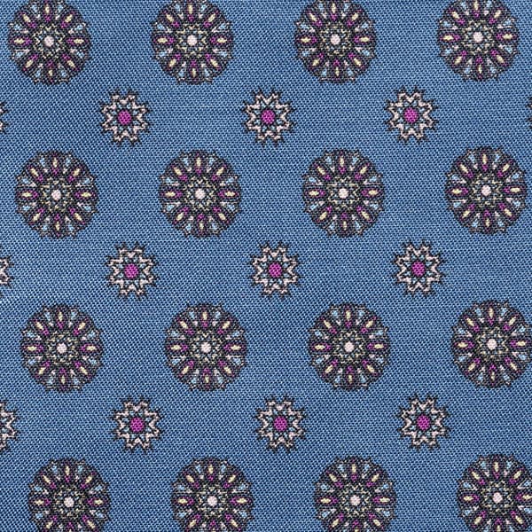Krawattenmuster Blau