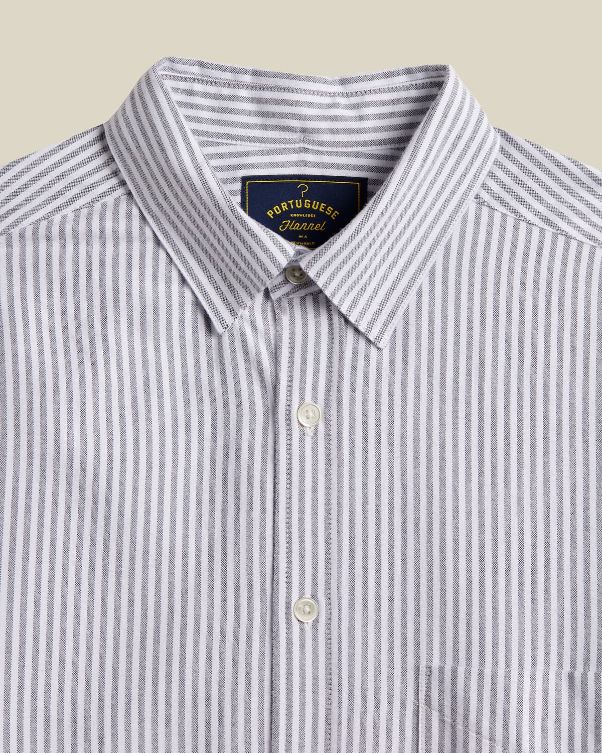 Striped Brushed Oxford Shirt