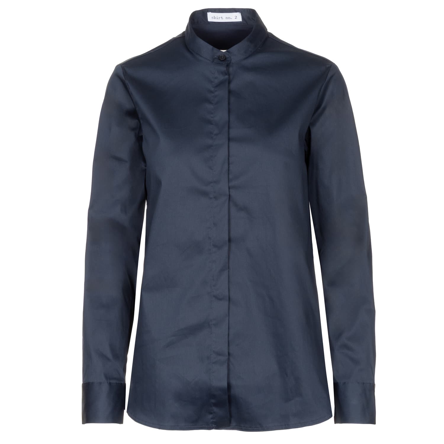 Bluse mit Stehkragen