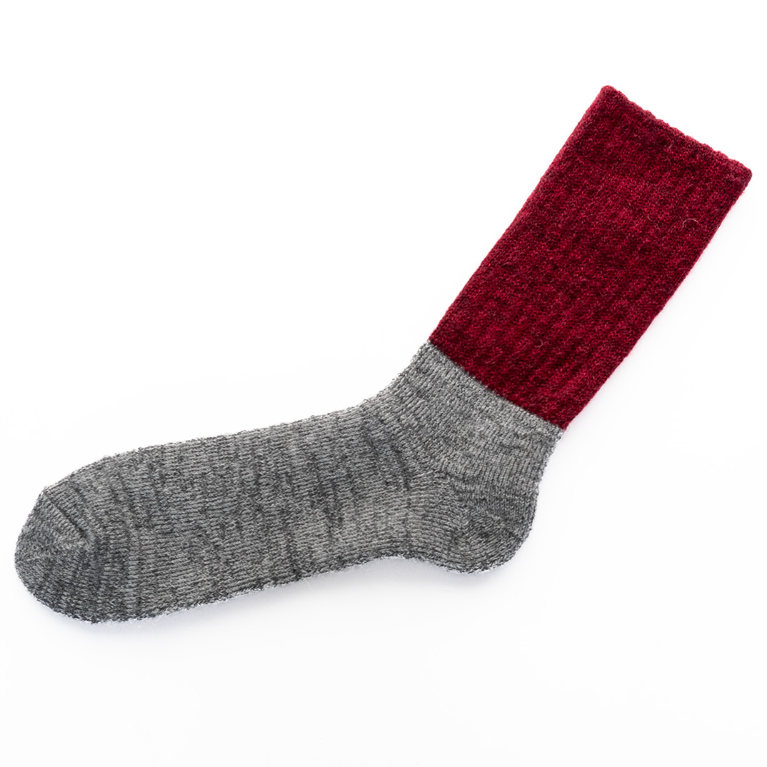 nishiguchi-nk0704-mohair-wool-pile-socks-bordeaux