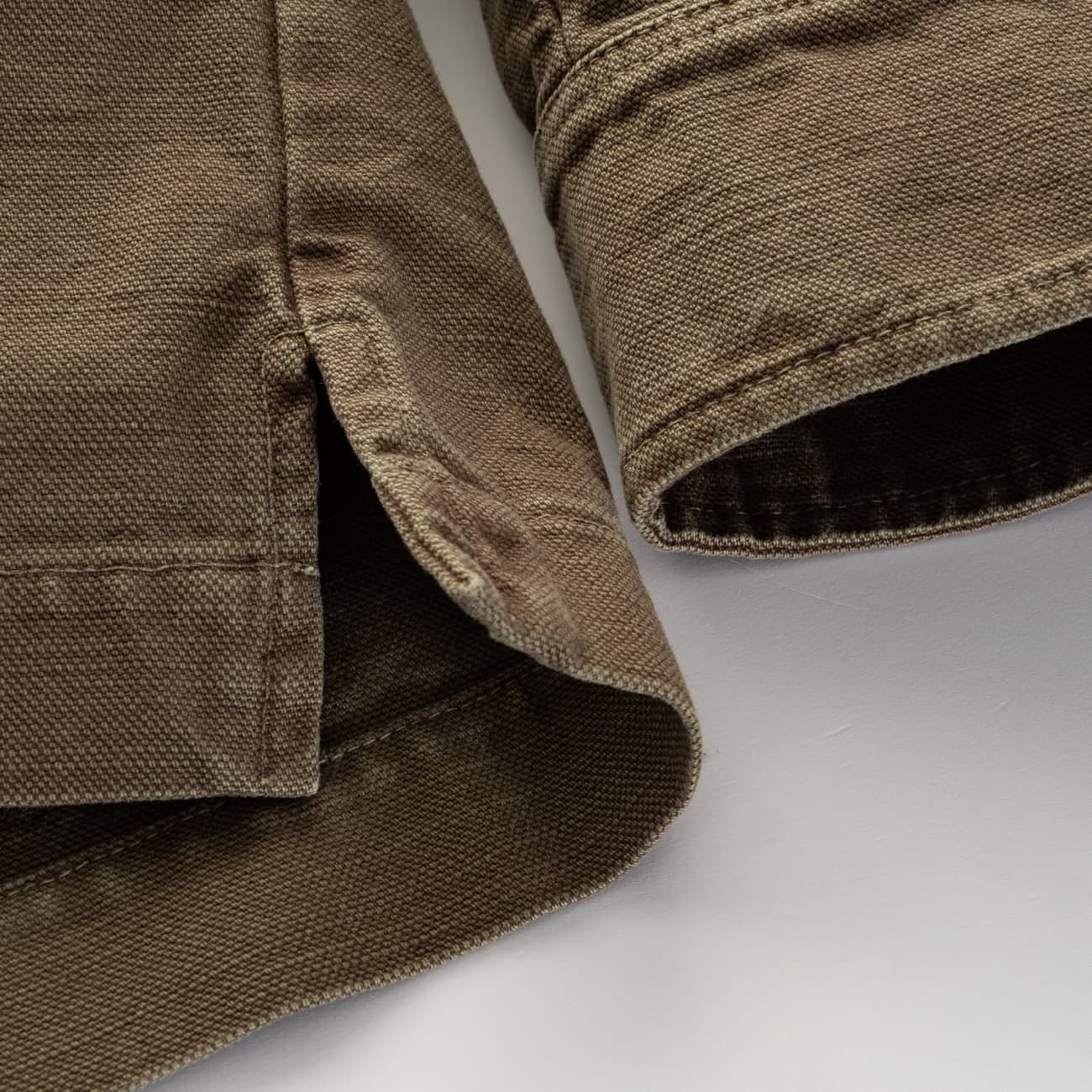 Canvas Overshirt Tarmac Green