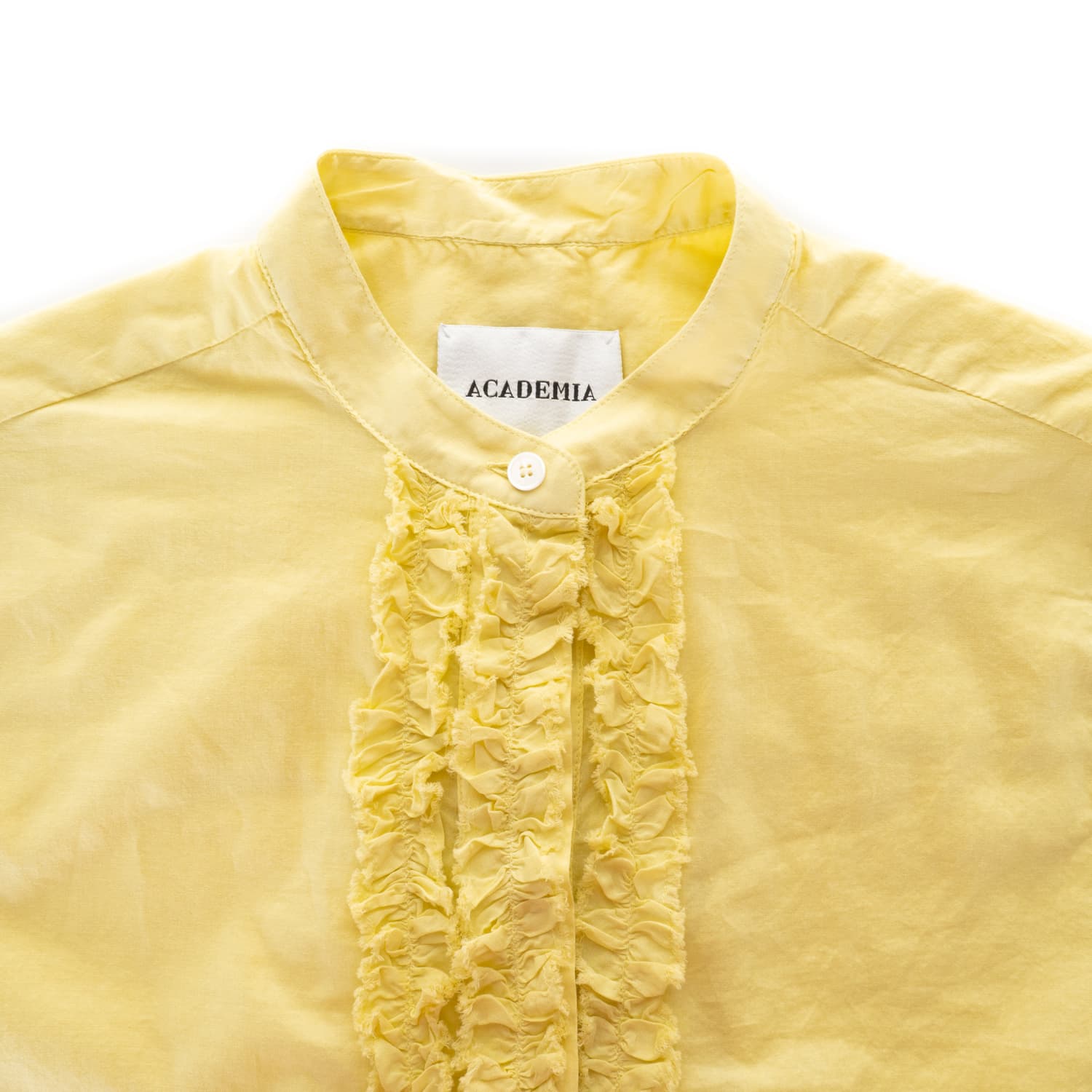 Baumwollbluse Camilla Gelb