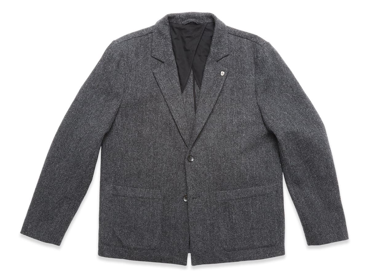 Fukui Blazer Fischgrät Black