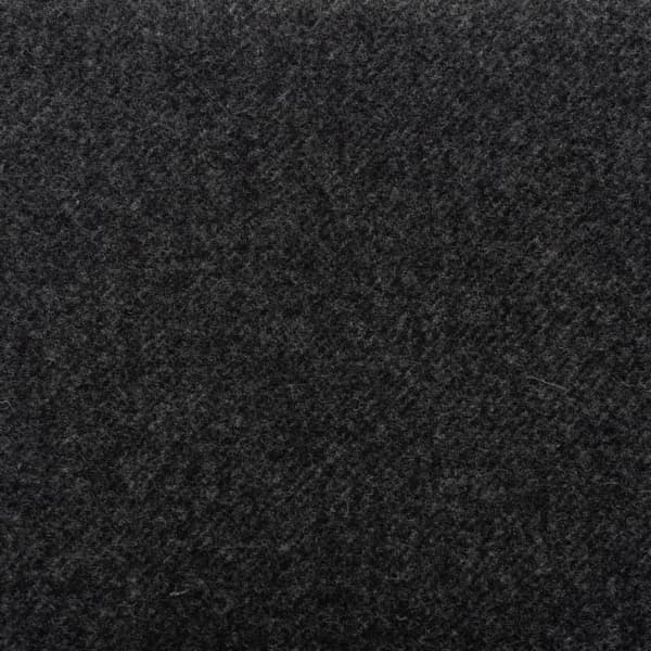 218 dunkelgrauer dicker Flanell 100% Wolle