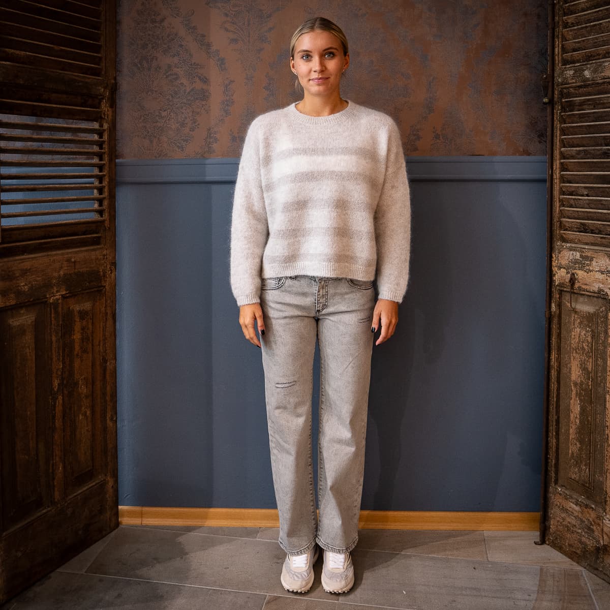 Irish Jeans Hellgrau Used Look